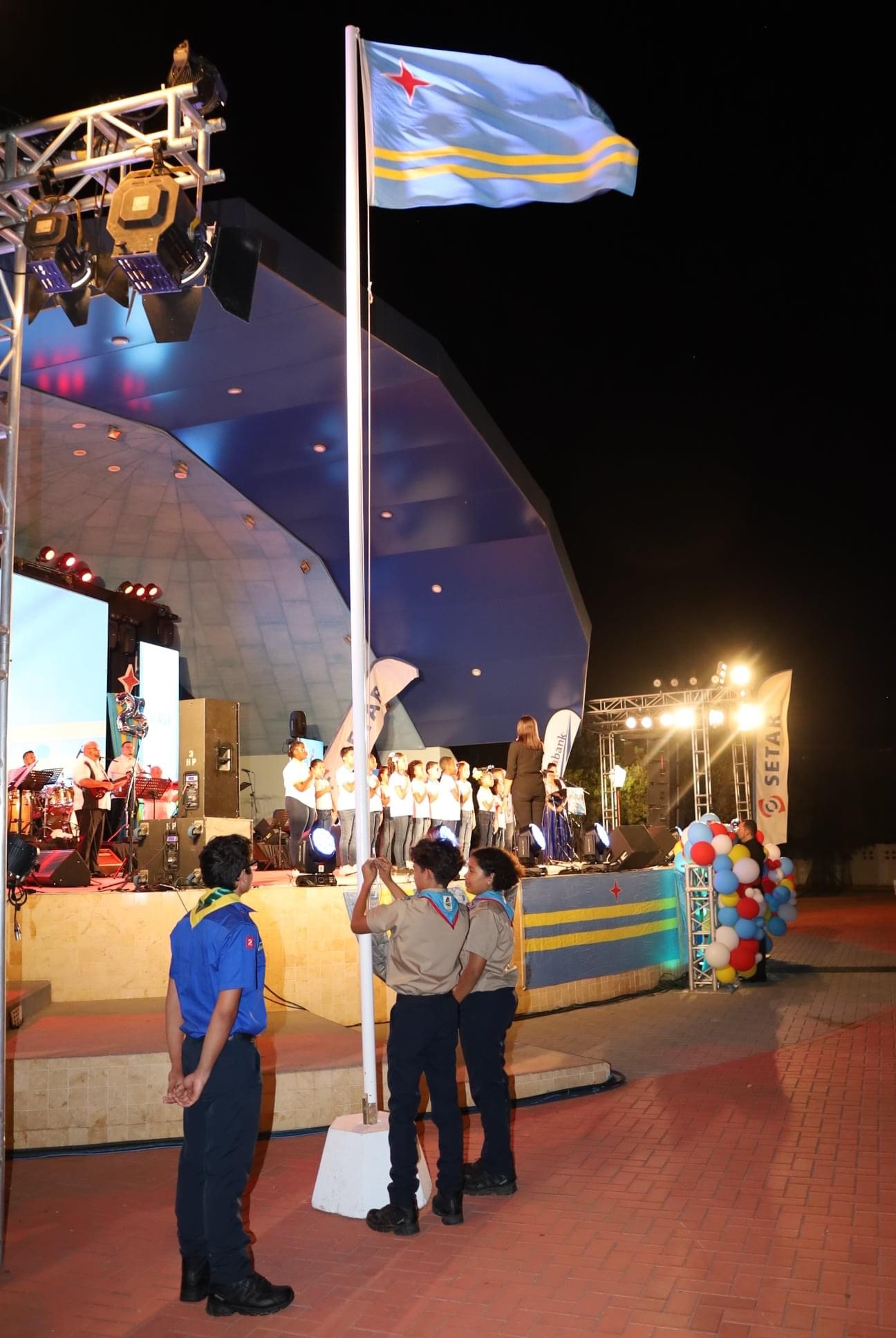 Maart luna cultural  y celebrando 46 aña di Himno y Bandera