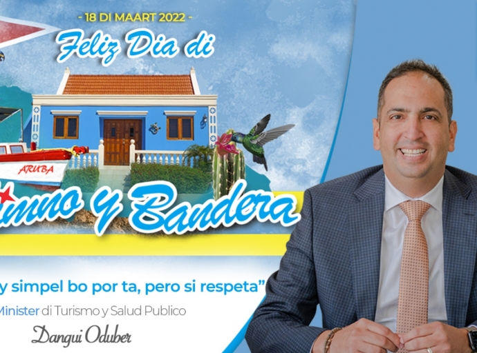 Pabien pueblo di Aruba cu dia di Himno y Bandera!
