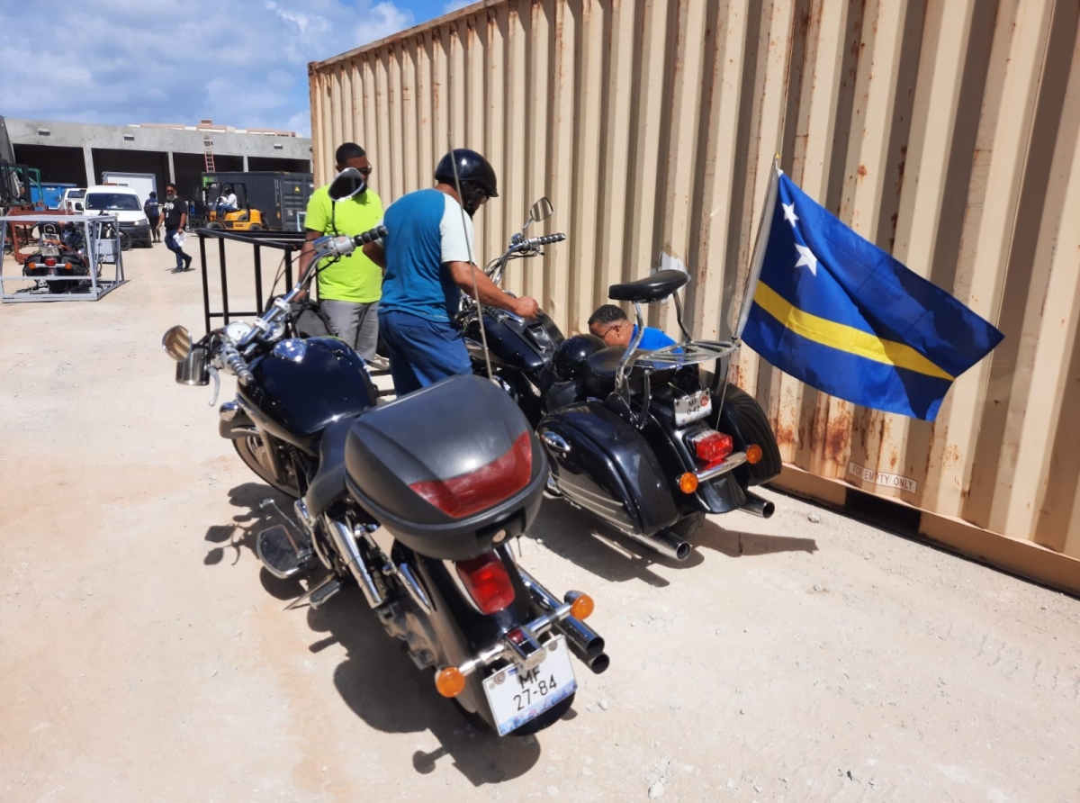 Bikers di Curaçao y Aruba gozando weekend na Aruba