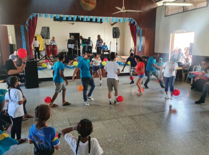 Celebracion di Dia di Himno y Bandera na Centro di Bario Savaneta tabata exitoso