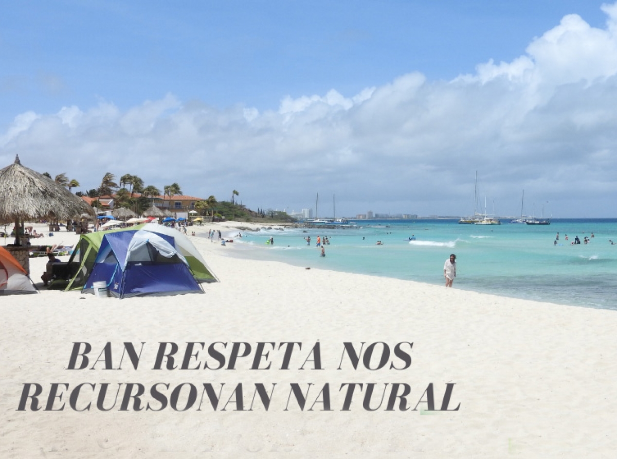 Campamento den forma responsabel ta uno cu ta respeta naturalesa y medio ambiente