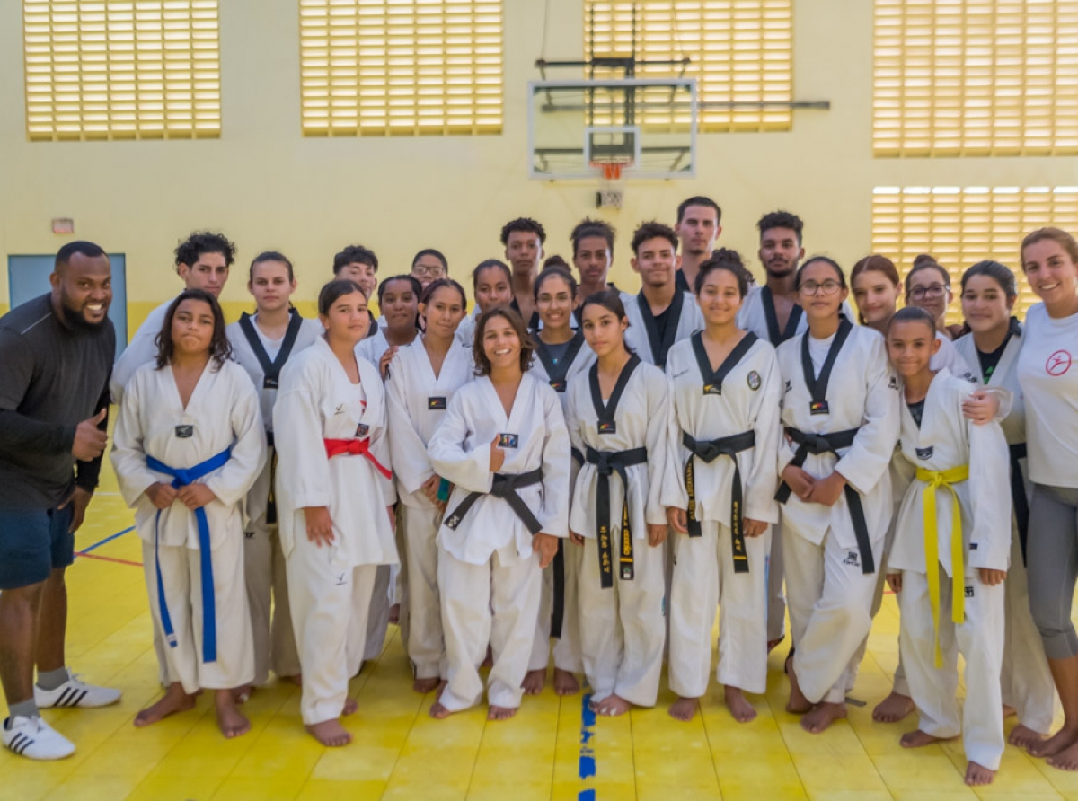 Aruba Taekwondo Bond a organisa central training