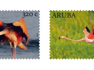 Post Aruba a emiti serie di stampia di Flamingo
