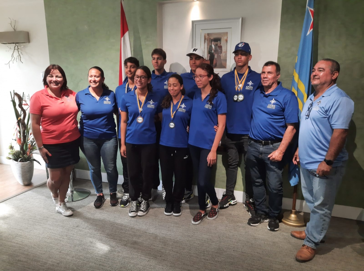 Den competencia na Barbados atletanan a bin Aruba cu medayanan di oro, plata y brons