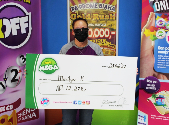 Marilyn a gana di dos premio di Mini Mega