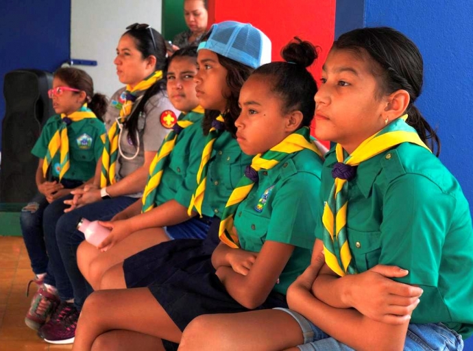  Prome Minister ta felicita grupo scout Ora Ubao cu 35 aña haciendo un bunita trabou