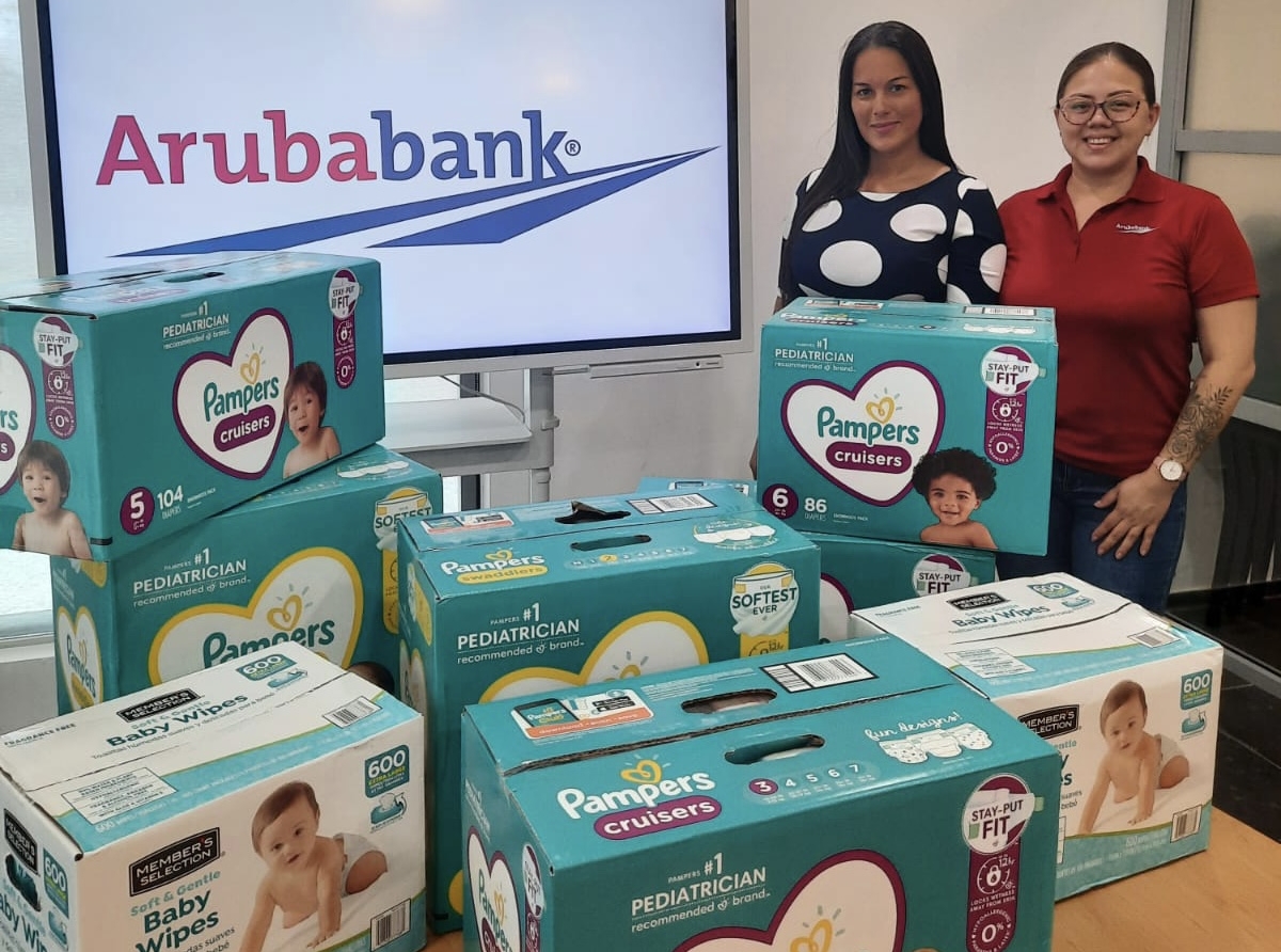 Aruba Bank a aporta na e bunita causa di Mother’s In Need Aruba