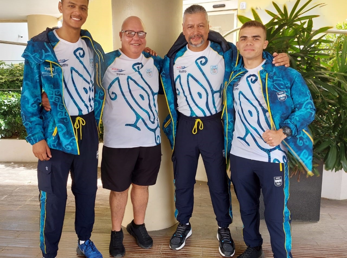 Team di Aruba Karate Bond a bay participa den e “XXXV Panamerican Curaçao Championship 2022”