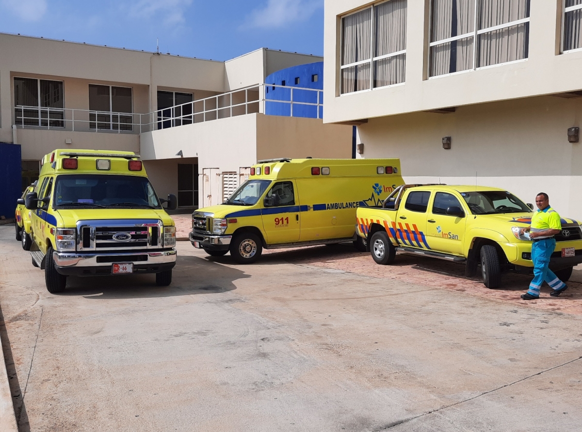 Locual a pasa na Baby Beach ta un evento cu no tabata parti di ambulance su planificacion