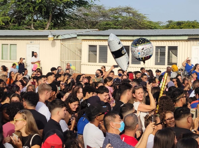 Na Colegio Arubano como 70% di HAVO a gradua y 79% di VWO
