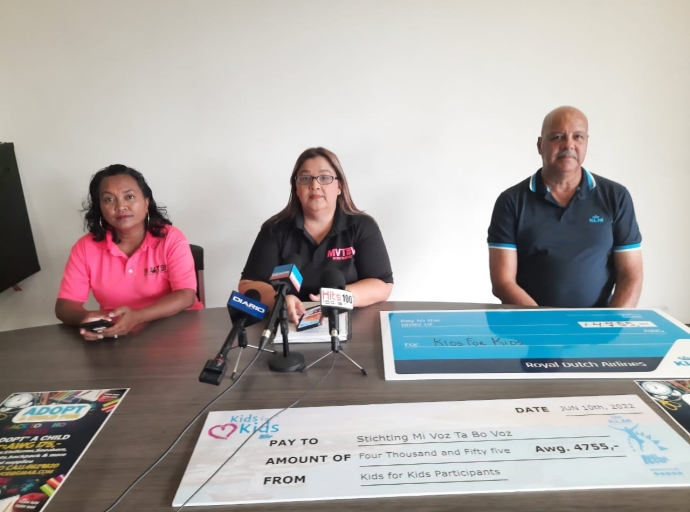  Tin mas o menos mil mucha na Aruba cu ta den necesidad