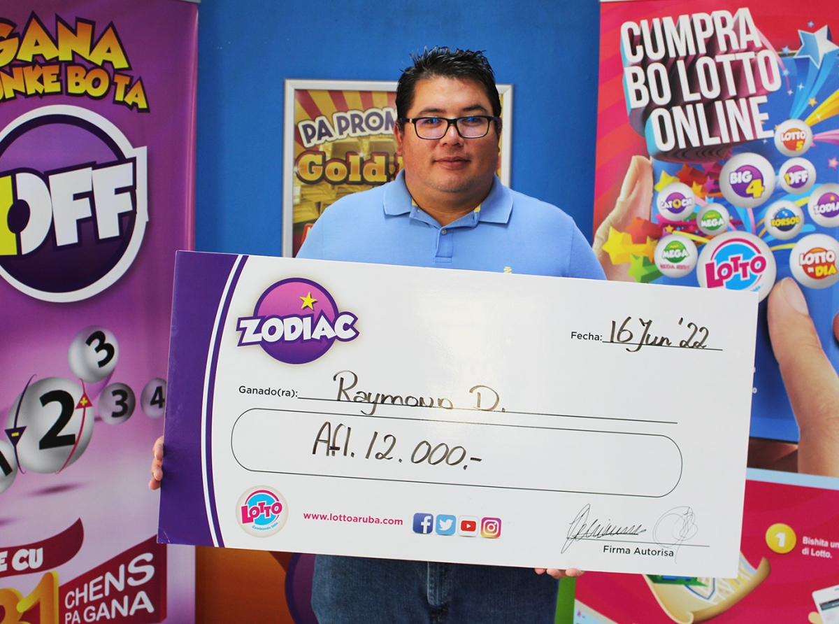 Raymond a gana cu dos ticket loco e suma di 12 mil cu Zodiac