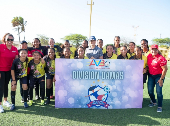 Ekipo di Bubali a titula campeon di Aruba Bank Liga Plata Division Damas