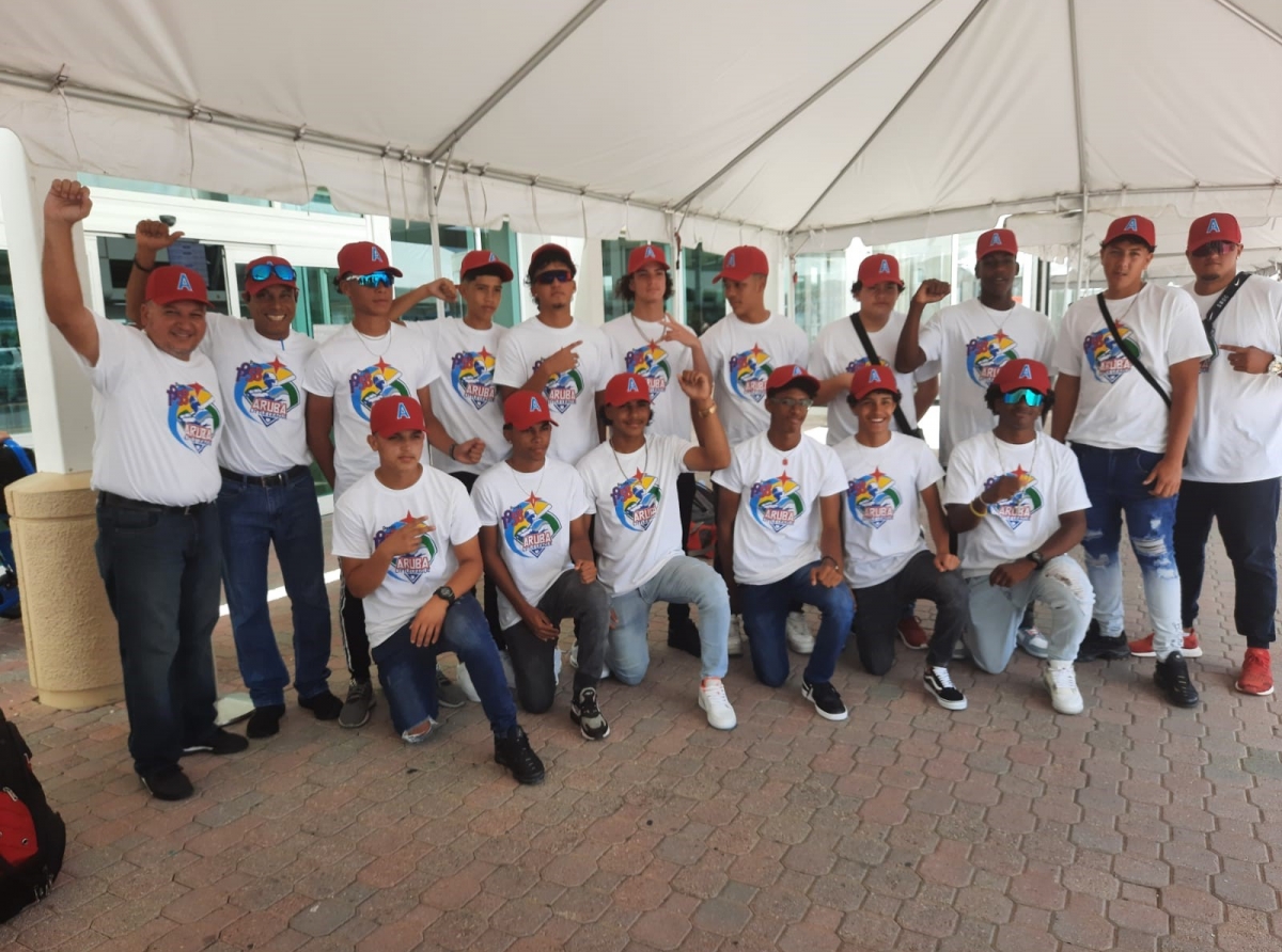 Seleccion di Aruba North Little League Senior Division participando den weganan di Caribbean Series