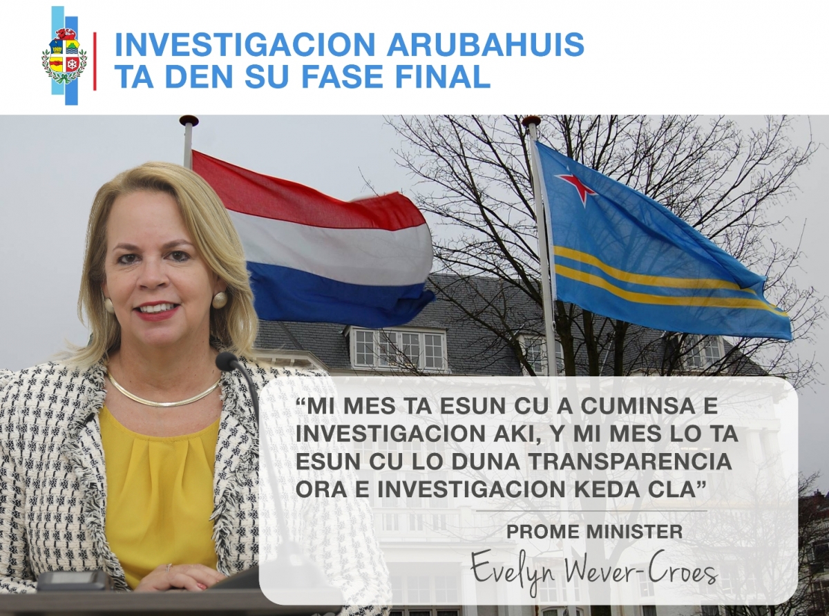 Investigacion Arubahuis ta den su fase final