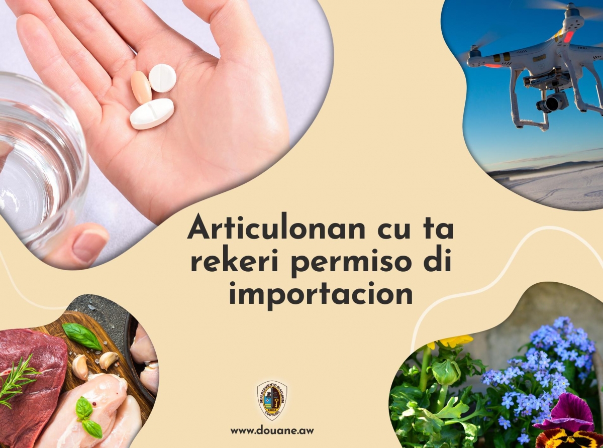 Departamento di Aduana ta pidi biaheronan pa tene cuenta cu permiso di importacion