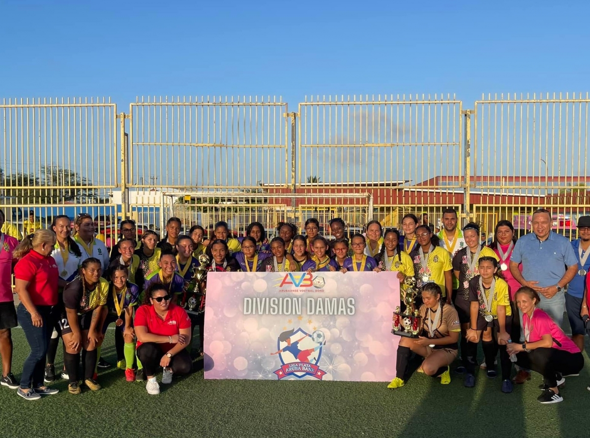 Minister di Deporte ta felicita S.V. Bubali U9 cu a titula campeon di copa Aruba Bank liga plata femenino
