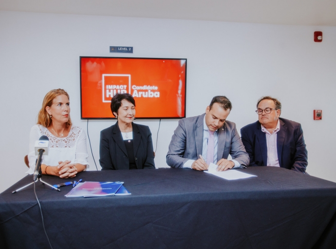 PANA Foundation a cera acuerdo di colaboracion cu KvK, Gobierno y Universidad di Aruba pa un programa di Incubator