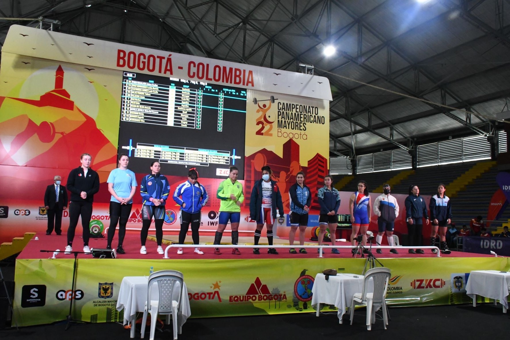 Nataly Geerman cu bon actuacion den Campeonato Panamericano di Pesas na Bogota, Colombia