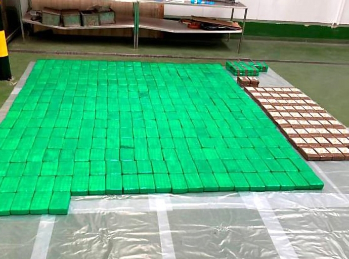 Cargamento grandi di cocaina di Colombia a wordo intercepta na London