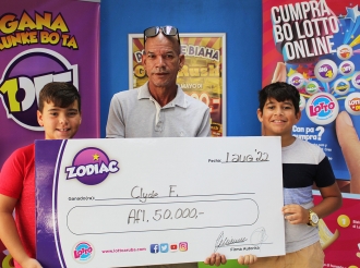 Clyde tambe a gana cu e resultado di 6666 pa Zodiac