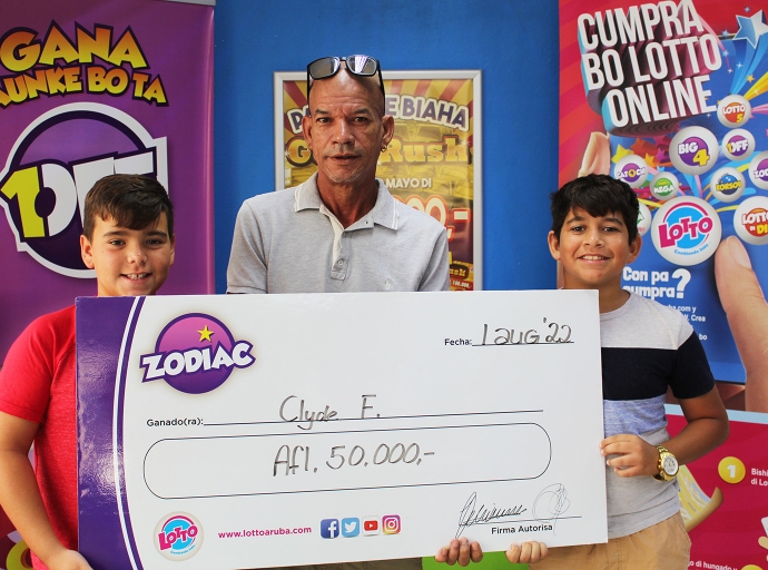 Clyde tambe a gana cu e resultado di 6666 pa Zodiac