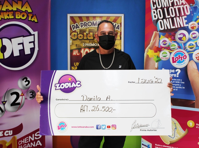 Danilo tambe a gana cu e resultado di 6666 pa Zodiac