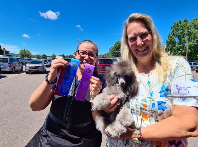  Clarice Holman a representa Aruba den 'Dog Show' na Merca