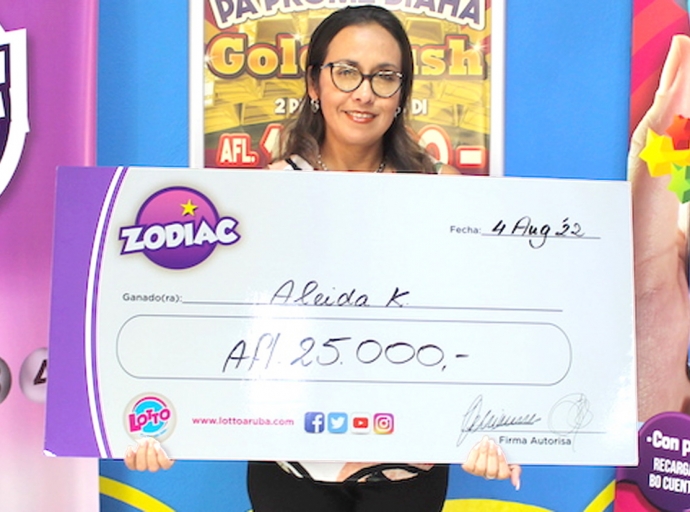 Aleida a gana 25 mil cu wega di Zodiac