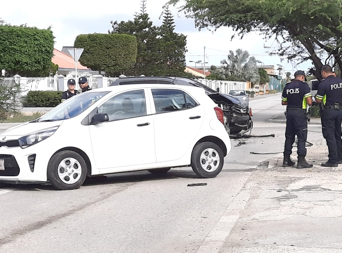 Accident fuerte cu heridos den cayanan di Eagle