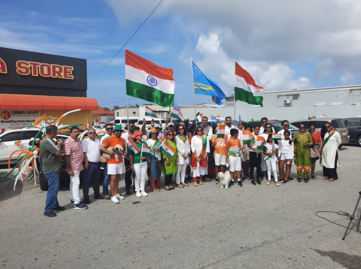 Comunidad Hindu na Aruba ta celebra 75 aña di independencia di nan pais