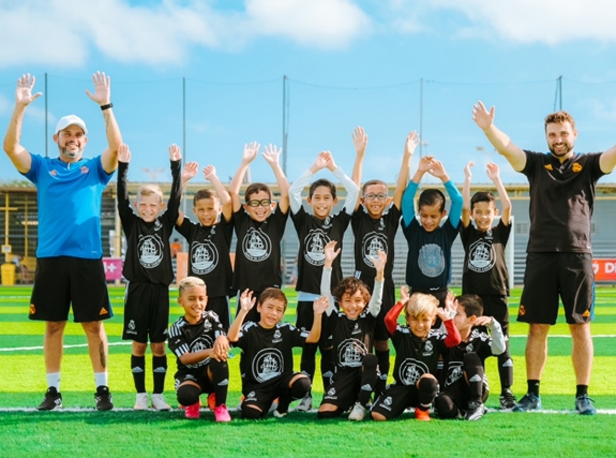 Clinica di Fundacion Real Madrid cu hopi talento y pasion