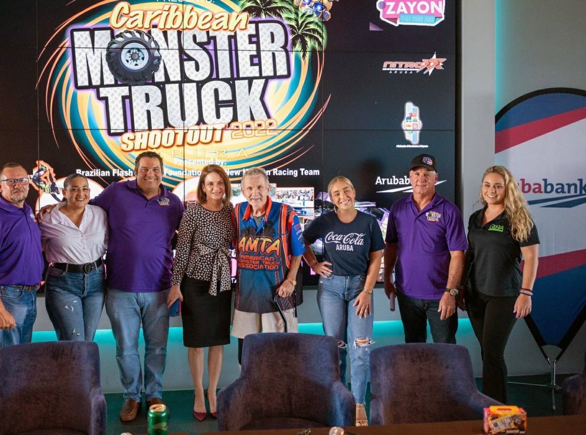 Aruba Bank contento di aporta na regreso di 'Caribbean Monster Truck Shoot-out 2022'