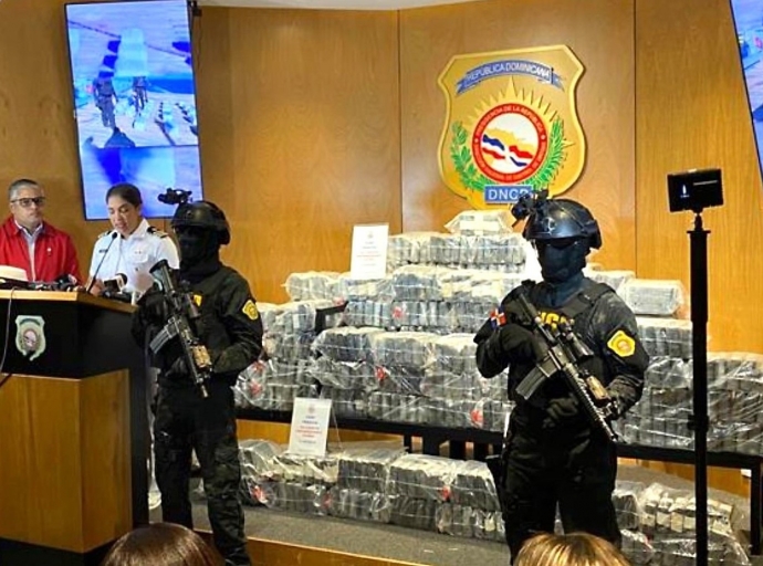 Cargamento grandi di cocaina intercepta na Republica Dominicana