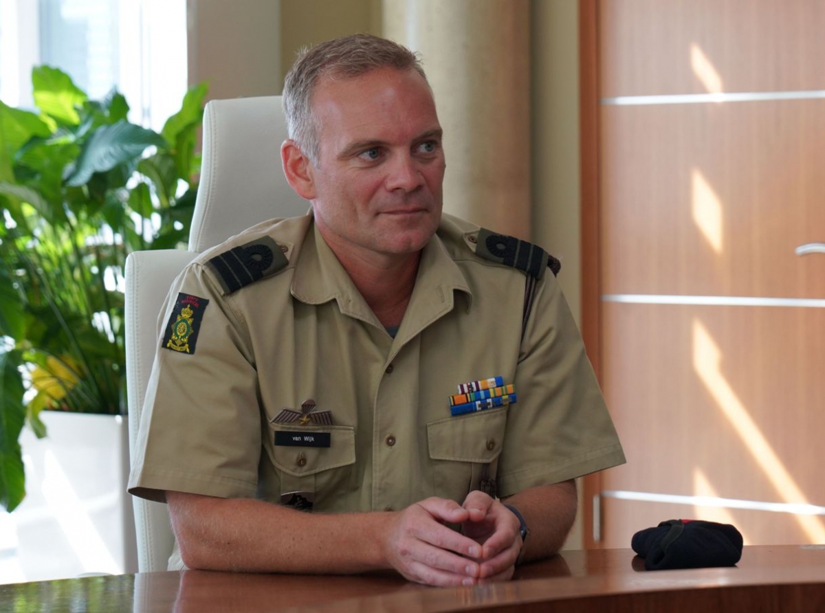 Conseho di Minister a reuni cu Commandant van Wijk