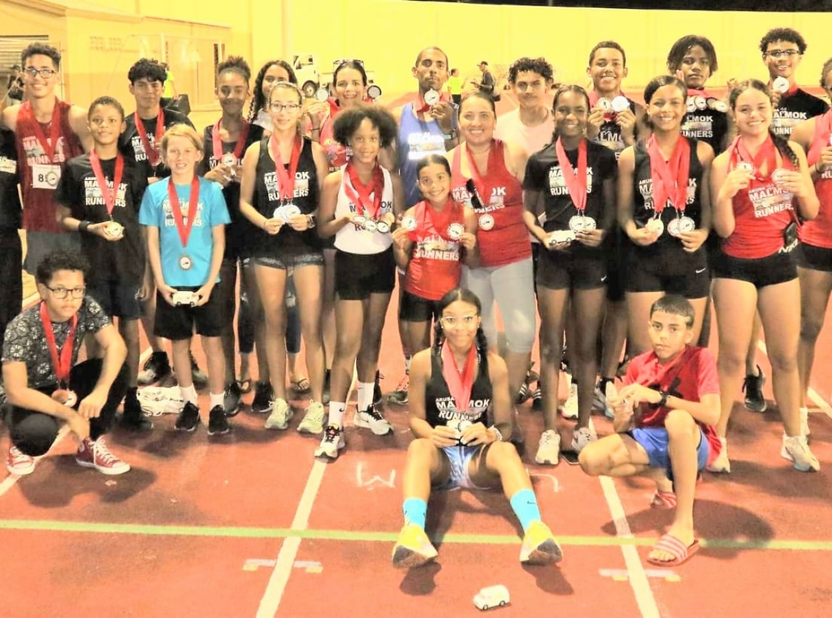 Aruba Malmok Runners ta gana 72 medaya