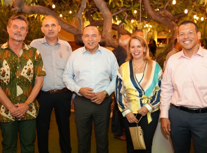 Despedida oficial di Sr. Erwin Arkenbout, representante di Hulanda na Curaçao
