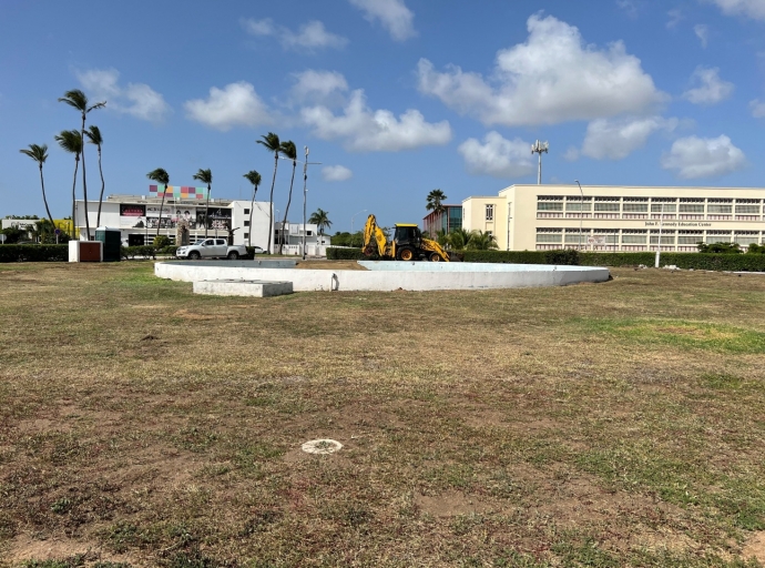 DOW a cuminsa cu un proyecto di “Re-embeyecimento rotonde Plaza di Cultura”