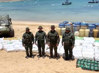 Lote record di droga confisca na peninsula di Paraguana ta di casi 3 ton