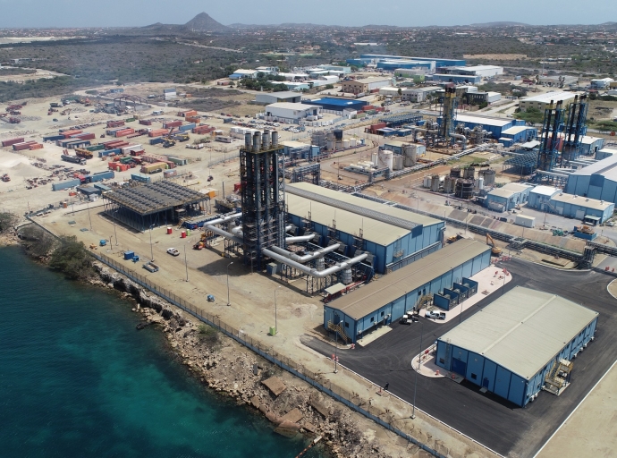 Dialuna e peak di coriente na Aruba tabata 150 MW y na Curaçao tabata 138 MW