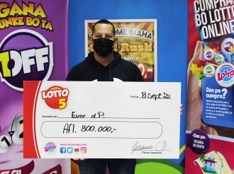 Ciudadano Ever ta e solo ganador di 800 mil Florin di Lotto 5