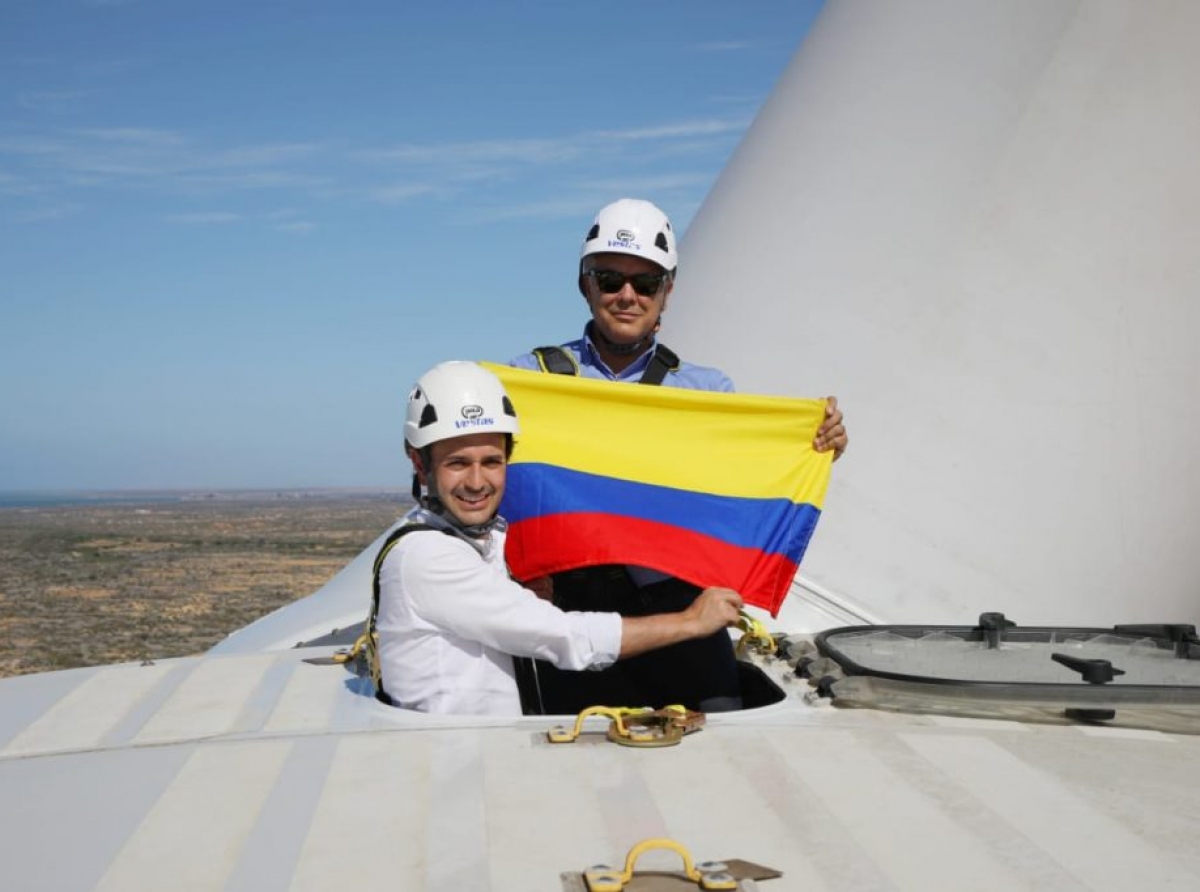 Colombia kier probecha di e cantidad grandi di Biento y Solo di La Guajira