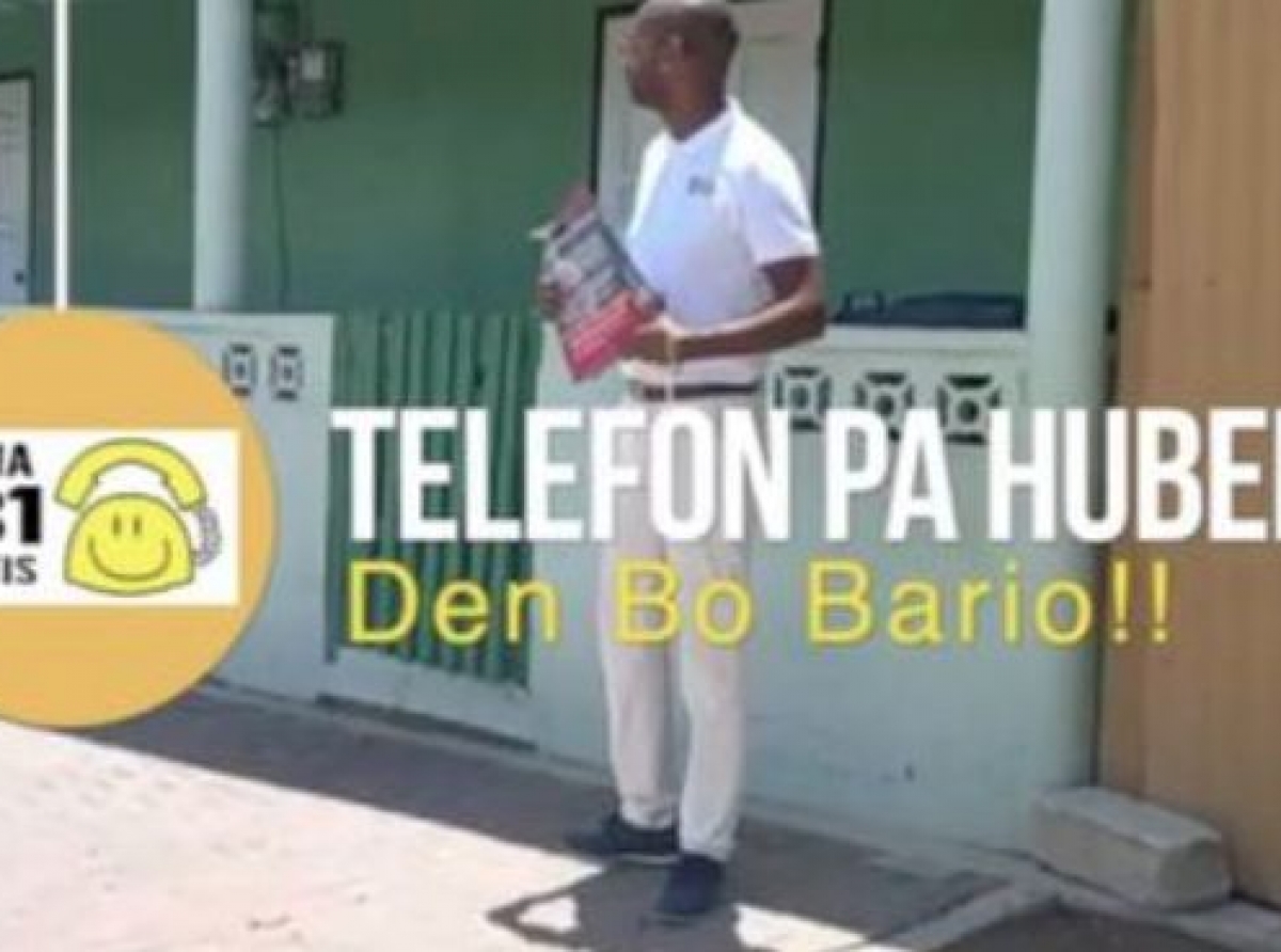 Telefon pa Hubentud Aruba contento cu e manera cu nan a wordo ricibi den varios bario