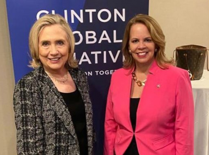 Premier Wever - Croes a reuni cu Hillary Clinton