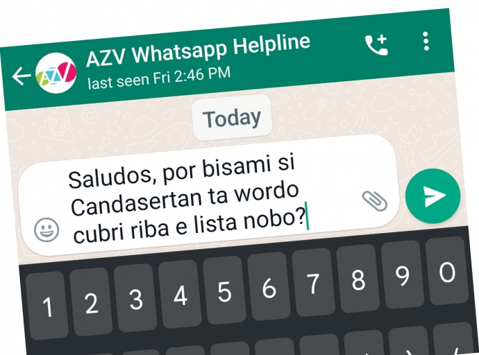 AZV a habri un liña pa pregunta tocante cobertura di remedi