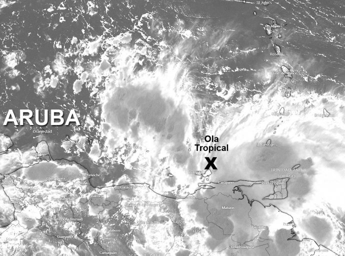 Departamento Meteorologico di Aruba a emiti alerta pa mal tempo