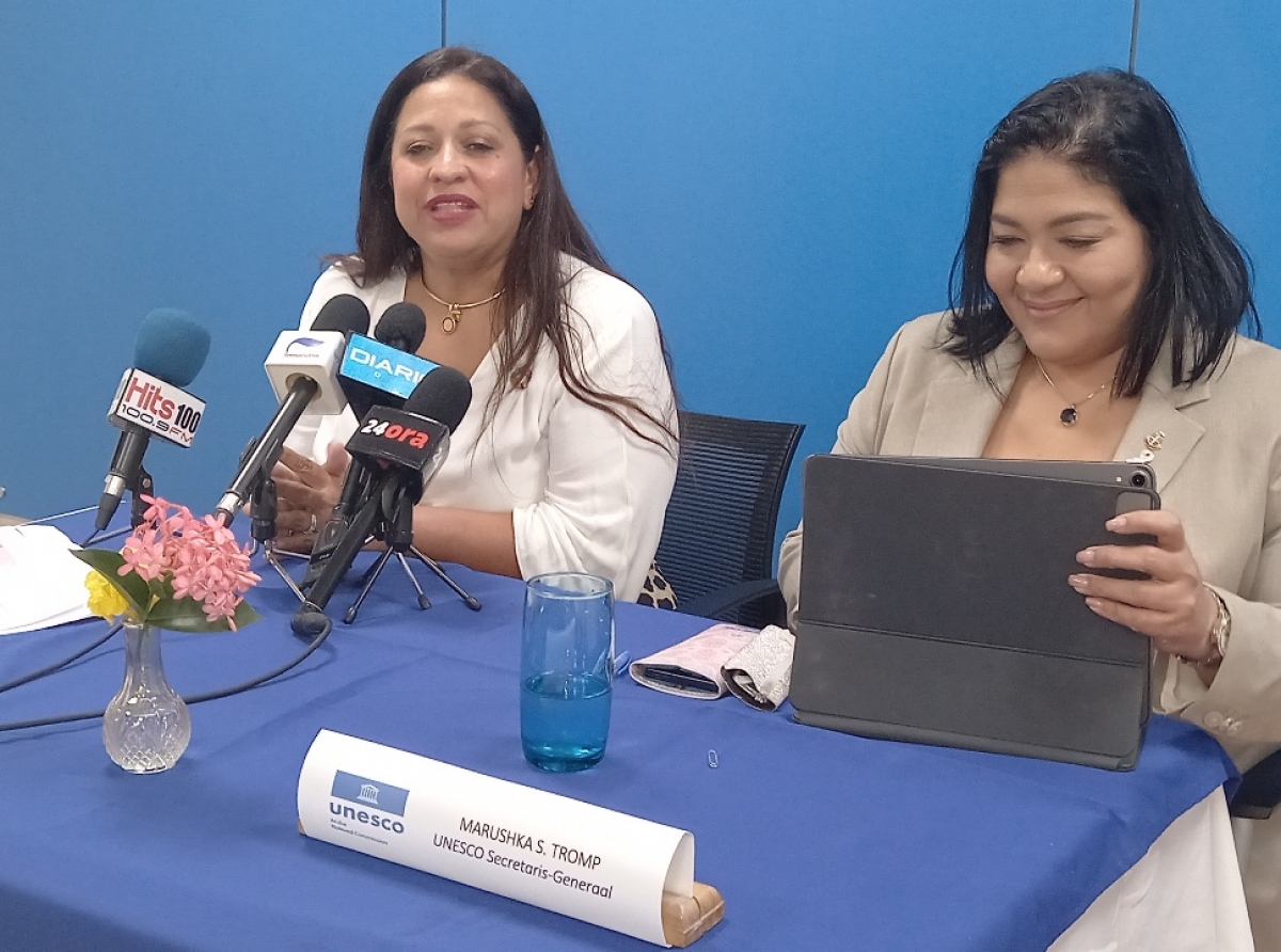 UNESCO Aruba ta trahando riba varios punto di Cultura, Educacion, Comunicacion, Ciencia Natural y Ciencia Social