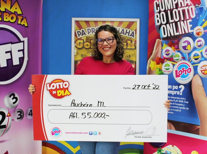 Anchére a gana 55 mil Florin cu Lotto di Dia