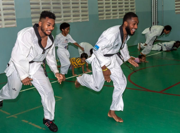 Les a cuminsa bek na Brazil Taekwondo Stichting