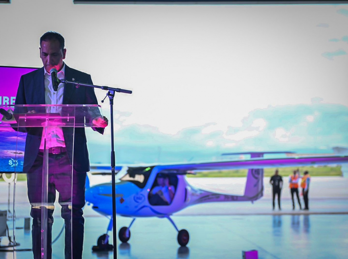 Prome vuelo electrico a lanta for di Aruba